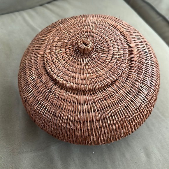 Accents Vintage African Basket Poshmark